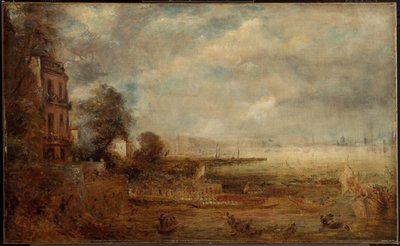 Waterloo Bridge, von den Whitehall Stairs aus gesehen von John Constable