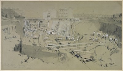 Park Street, Camden Town, 17. September 1836 von John Cooke Bourne