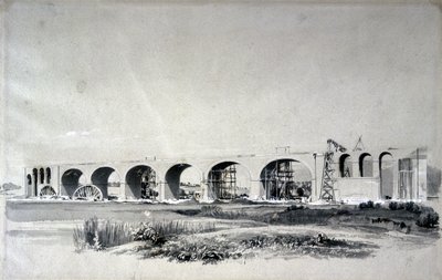 Wolverton Viadukt, 30. Juni 1837 von John Cooke Bourne