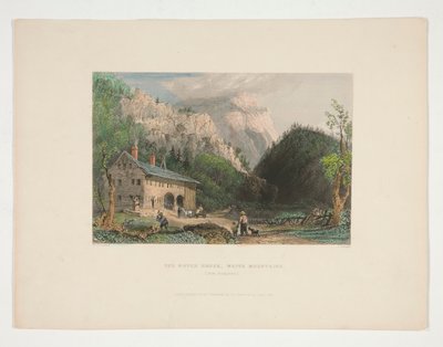 Das Notch House, White Mountains, New Hampshire, Illustration für Nathaniel Parker Willis von John Cousen