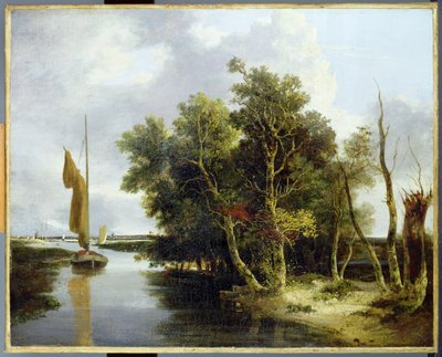 Wherries auf der Yare von John Crome