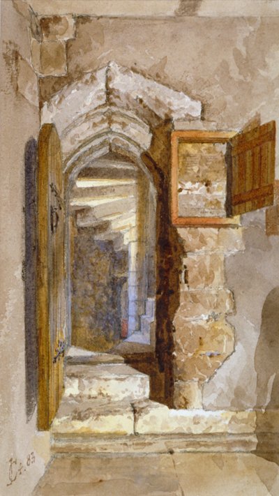 Innenansicht des Salt Tower im Tower of London von John Crowther