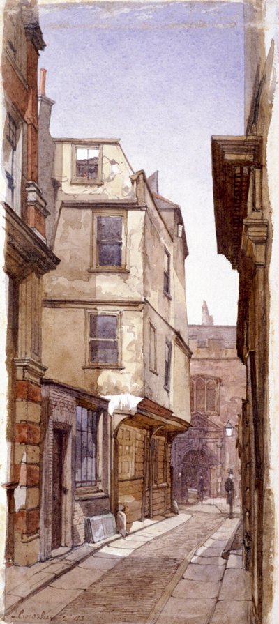 Residenz von Anne Boleyns Vater, Great St Helens, London, 1883 von John Crowther