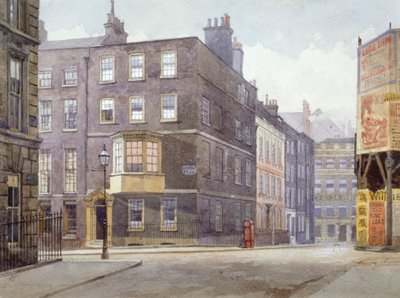 Ansicht der Kreuzung von Howard Street und Norfolk Street, London, 1880 von John Crowther