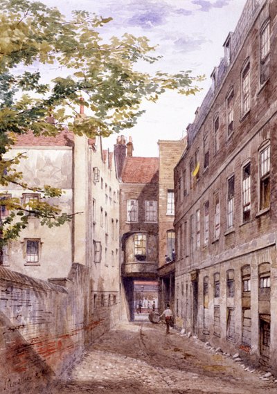 White Horse Inn, Fetter Lane, London, 1882 von John Crowther