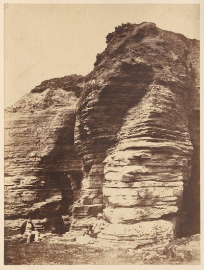 Felsen bei Livermead in der Nähe von Torquay, England, um 1852 von John Dillwyn Llewelyn