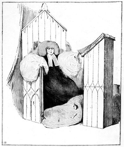 Eine frühe Karikatur von Prinzessin Victoria, 1831 von John Doyle