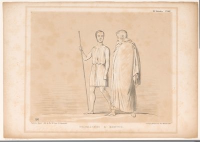 Karikatur mit Lord Lincoln und Sir Robert Peel (Telemachus & Mentor, HB Sketches) von John Doyle