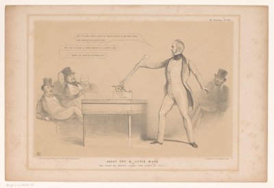 Karikatur mit Lord Palmerston von John Doyle