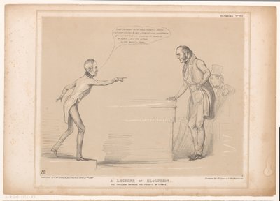Spottdarstellung mit Roebuck und Lord Bentinck von John Doyle