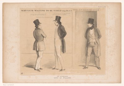 Vor dem Büro von Robert Peel von John Doyle