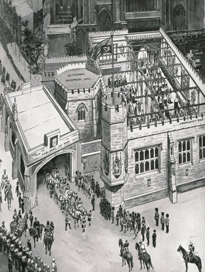 Krönung von König George V. und Königin Mary, London, 1911 von John Duncan