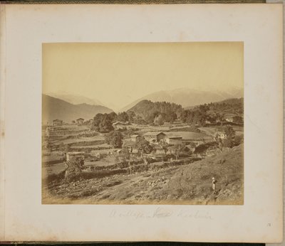 Ein Dorf in Kaschmir von John Edward Saché
