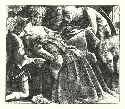 Ein Traum von schönen Frauen von John Everett (after) Millais