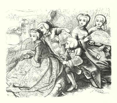 Die sprechende Eiche von John Everett (after) Millais