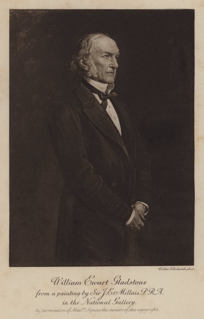 William Ewart Gladstone, britischer liberaler Staatsmann und Premierminister von John Everett (after) Millais