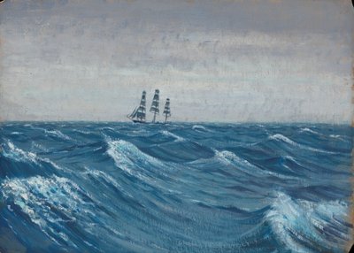 Ein Segelschiff, spätes 19. Jahrhundert - Mitte 20. Jahrhundert von John Everett