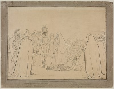 Aeneas zeigt den Körper von Pallas aus Vergils "Aeneis" von John Everett Millais