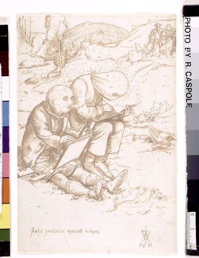 Schrecklicher Schutz gegen Mücken, 1853 von John Everett Millais