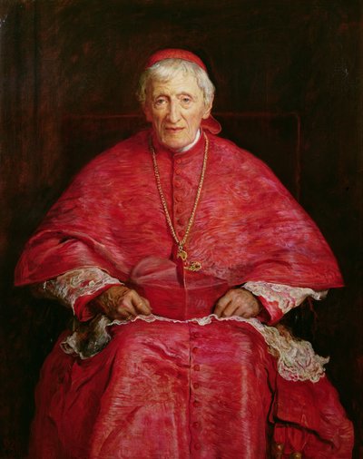 Porträt von Kardinal Newman (1801-90) von John Everett Millais