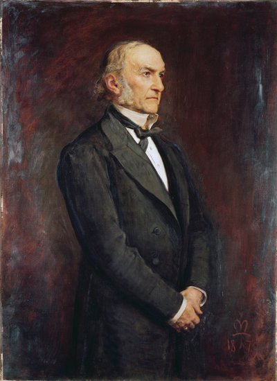 Porträt von William Ewart Gladstone (1809-1898) 1879 von John Everett Millais