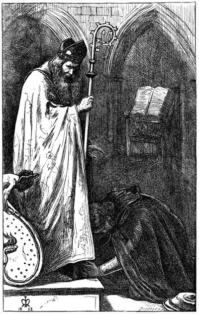 Der Bischof und der Ritter, 1862 von John Everett Millais