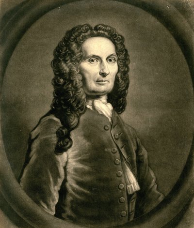 Porträt des französischen Mathematikers Abraham de Moivre von John Faber