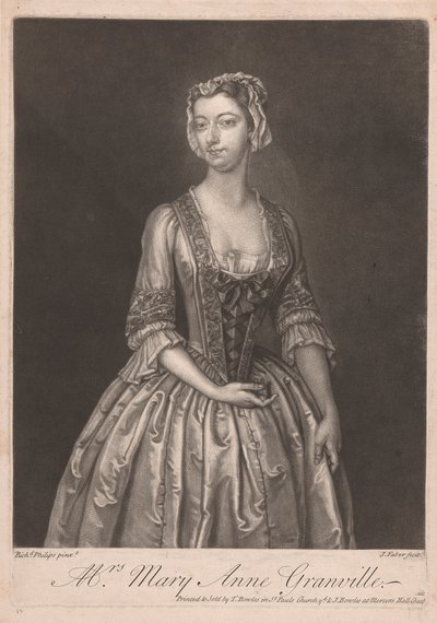Mrs. Mary Ann Granville von John Faber the younger