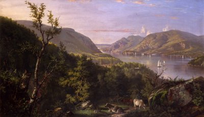 Ansicht der Highlands von West Point, 1862 von John Ferguson Weir