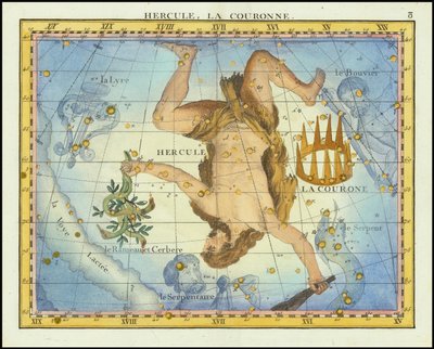 Hercules und die Krone von John Flamsteed