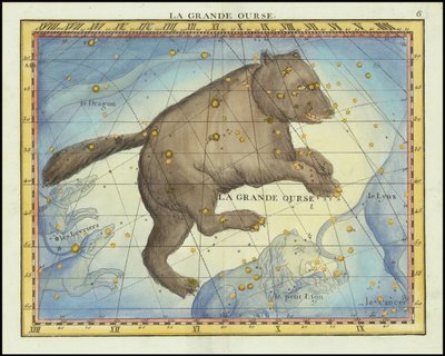 1776 - John Flamsteed - Der Große Bär (Ursa Major) von John Flamsteed