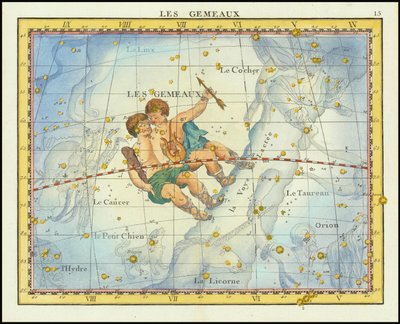 1776 - John Flamsteed - Les Gemeaux (Zwillinge) von John Flamsteed
