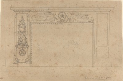Entwurf für das Kaminstück im Thronsaal, Buckingham Palace von John Flaxman