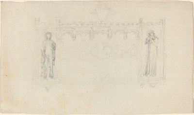 Entwurf für das Simcoe-Denkmal, Exeter Cathedral von John Flaxman