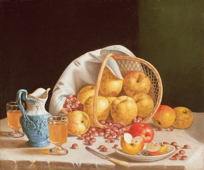Stillleben mit gelben Äpfeln von John Francis