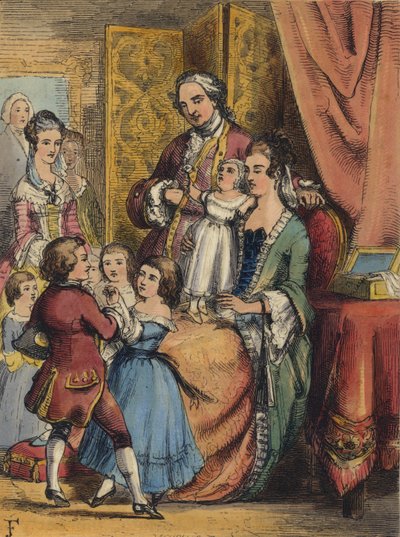 Die Familie von George III von John Franklin