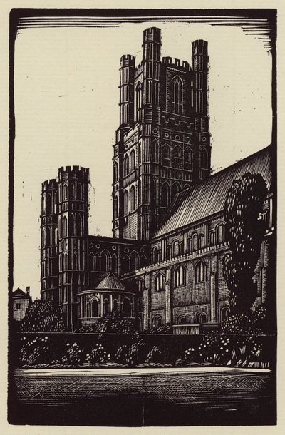 Ely Cathedral: Vom Garten des Dekans von John Frederick Greenwood