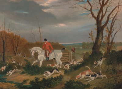 Die Suffolk-Jagd: Auf dem Weg zur Deckung in der Nähe von Herringswell von John Frederick Herring