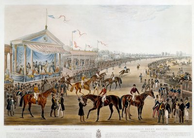 Prix du jockey club in Chantilly im Jahr 1841 Druck von John Frederick Herring von John Frederick Herring Senior