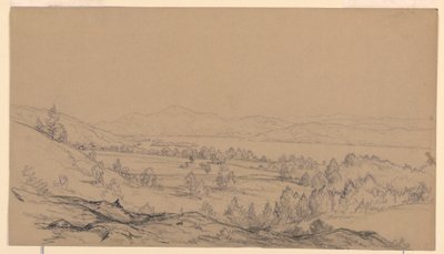 Lake George, New York, Blick nach Nordosten, 1850–65 von John Frederick Kensett