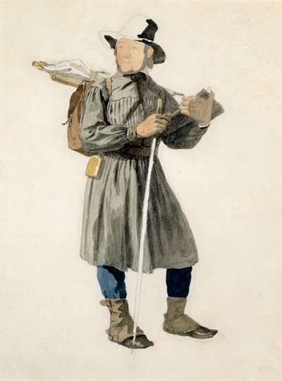 Stehender Künstler von John Frederick Kensett
