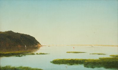 Blick auf den Shrewsbury River, New Jersey von John Frederick Kensett