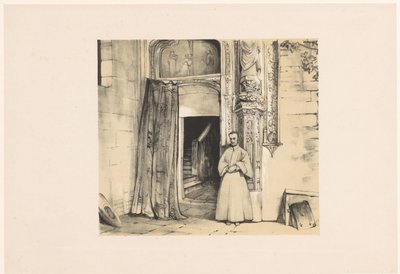 Tür des Convento de San Juan de los Reyes in Toledo von John Frederick Lewis