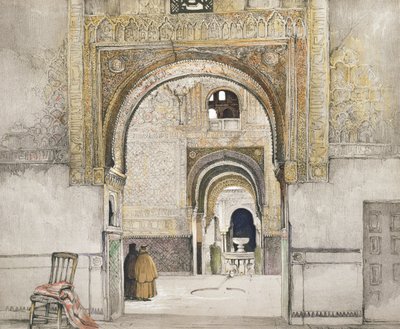 Die Halle der zwei Schwestern (Sala de las dos Hermanas), aus 