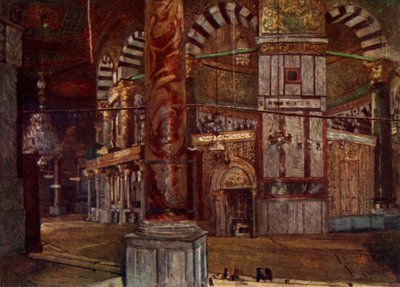 Innenansicht des Felsendoms von Südosten, 1902 von John Fulleylove