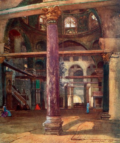 Innenraum der El-Aksa-Moschee von Südosten von John Fulleylove