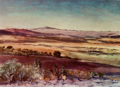 Der Berg Hermon von den Hängen des Tabor von John Fulleylove