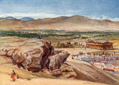 Der Areopag und das Theseion von John Fulleylove