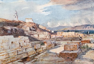 Der Große Tempel der Mysterien, Eleusis von John Fulleylove
