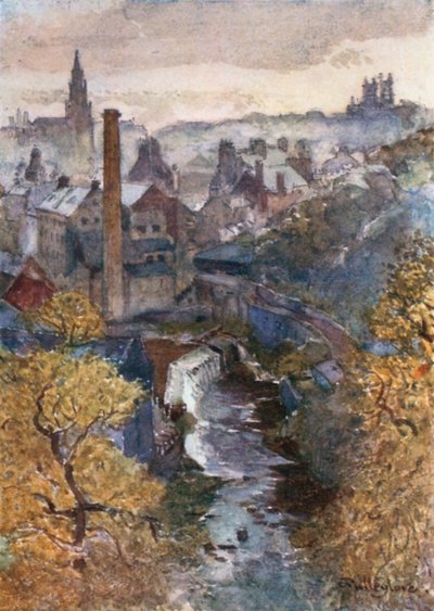 Das Wasser von Leith von der Dean Bridge von John Fulleylove